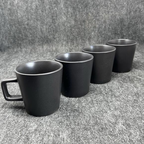 NEW Stone + Lain Stoneware Mugs Set of 4 DISHWASHER Microwave Safe - Picture 4 of 7